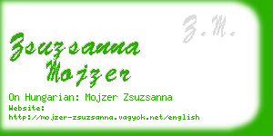 zsuzsanna mojzer business card